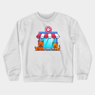 Pet Shop Dog and Cat Crewneck Sweatshirt